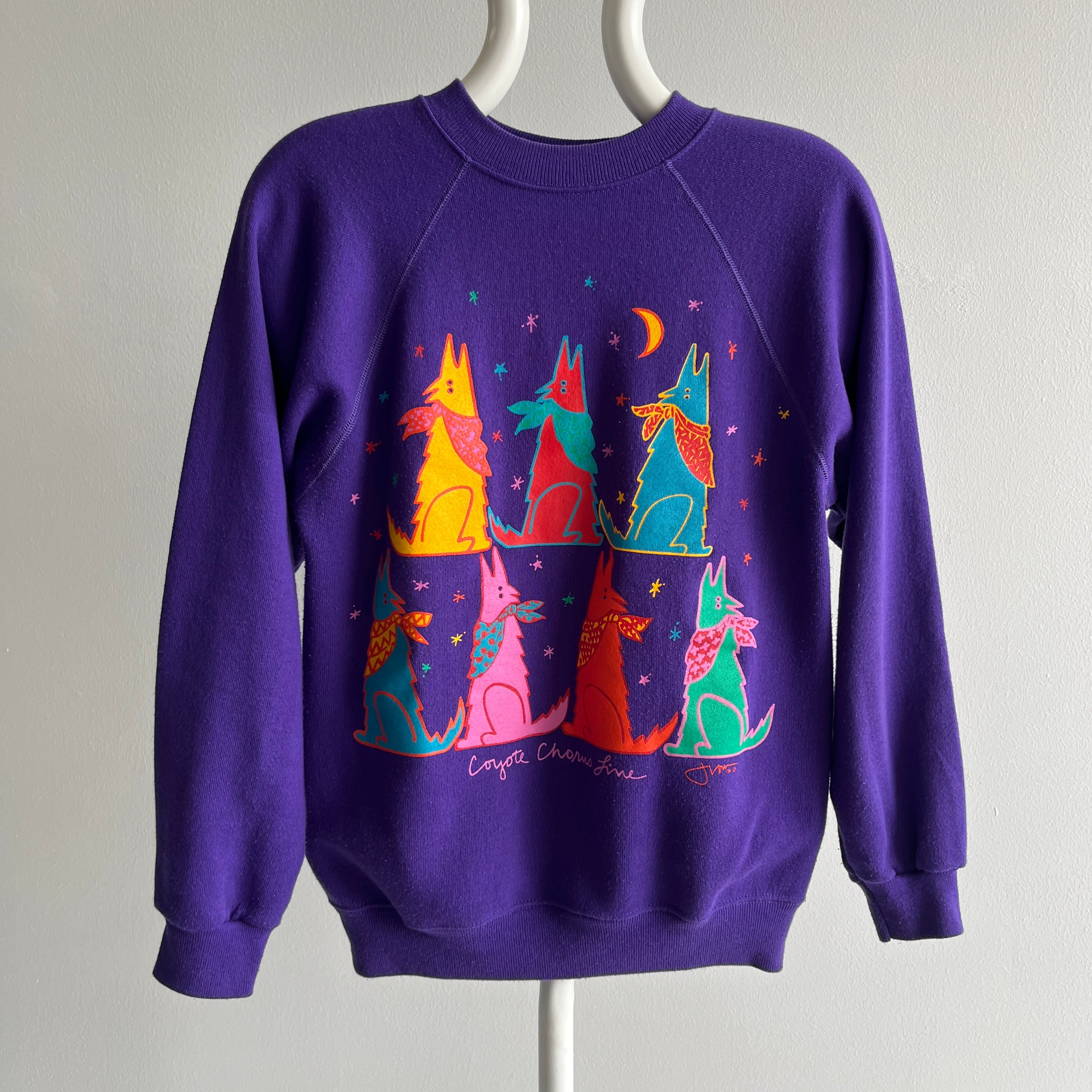 1980s Coyote Chorus Line Sweatshirt