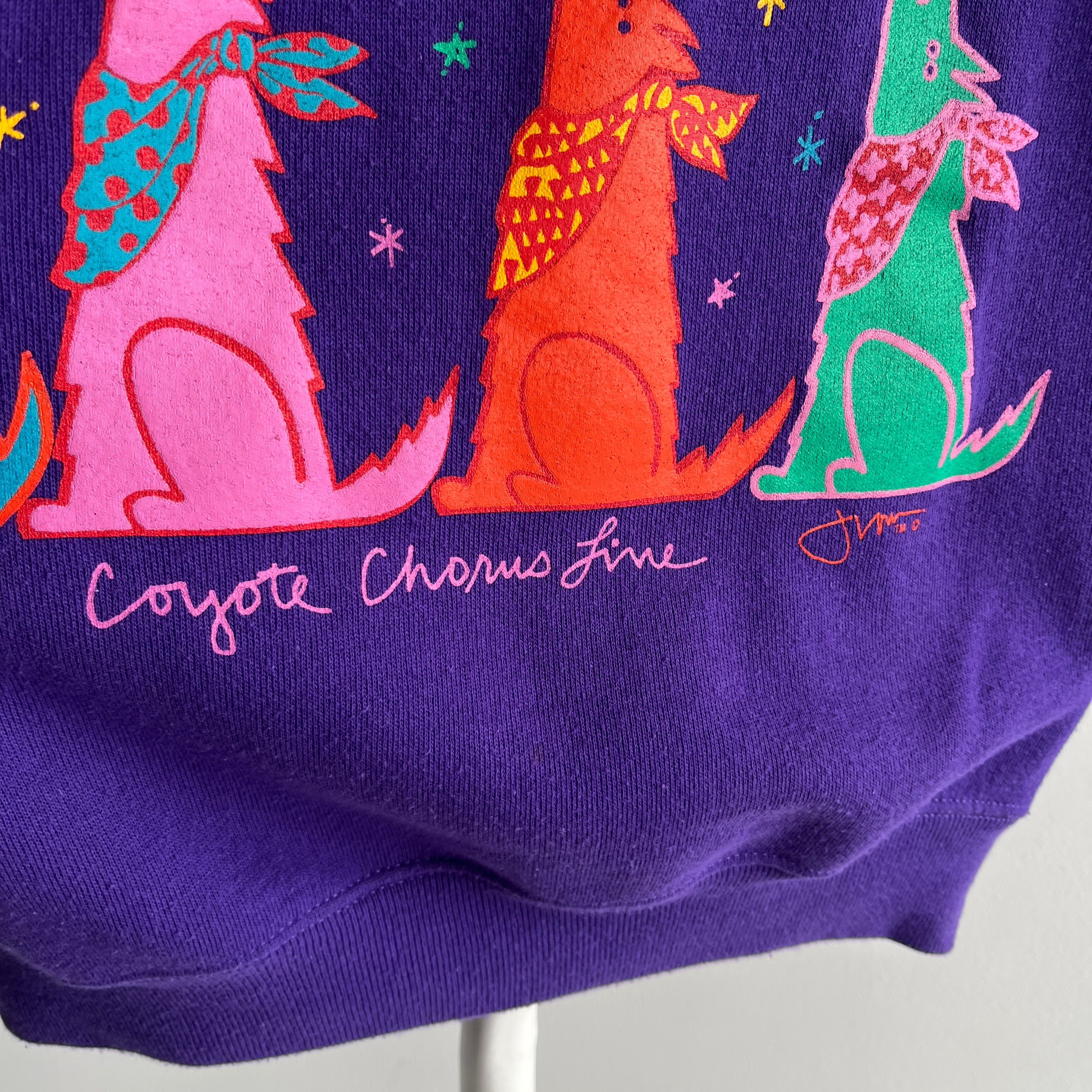 1980s Coyote Chorus Line Sweatshirt