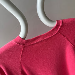 1980s Longer Pink Raglan Sweatshirt/Mini Dress?