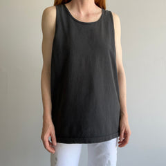 1890s Blank Faded Black Tank Top