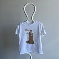 1998 Saint Clare of Assisi Pray For Us T-Shirt