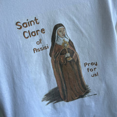 1998 Saint Clare of Assisi Pray For Us T-Shirt