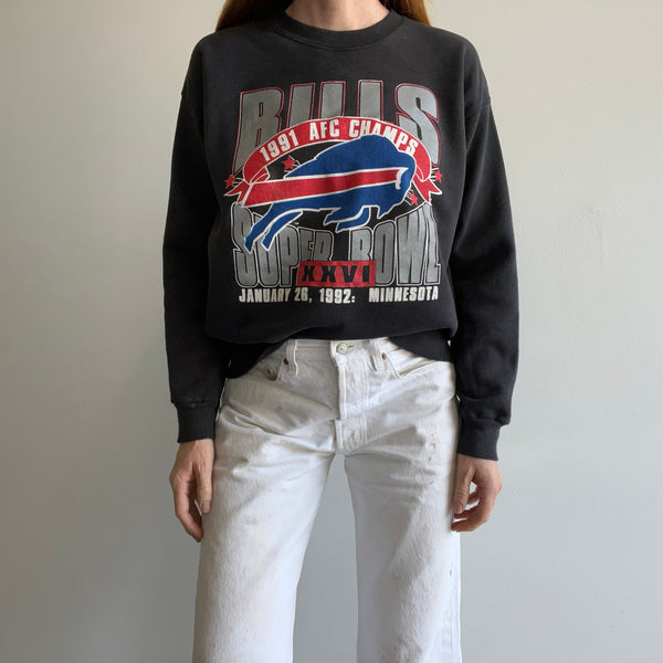 Vintage Buffalo Bills Turtleneck Sweatshirt (1990s)