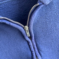 1950/60s 100% Cotton by Sportswear 1/4 Zip Up Sweatshirt with Coats & Clark Zipper - RARE