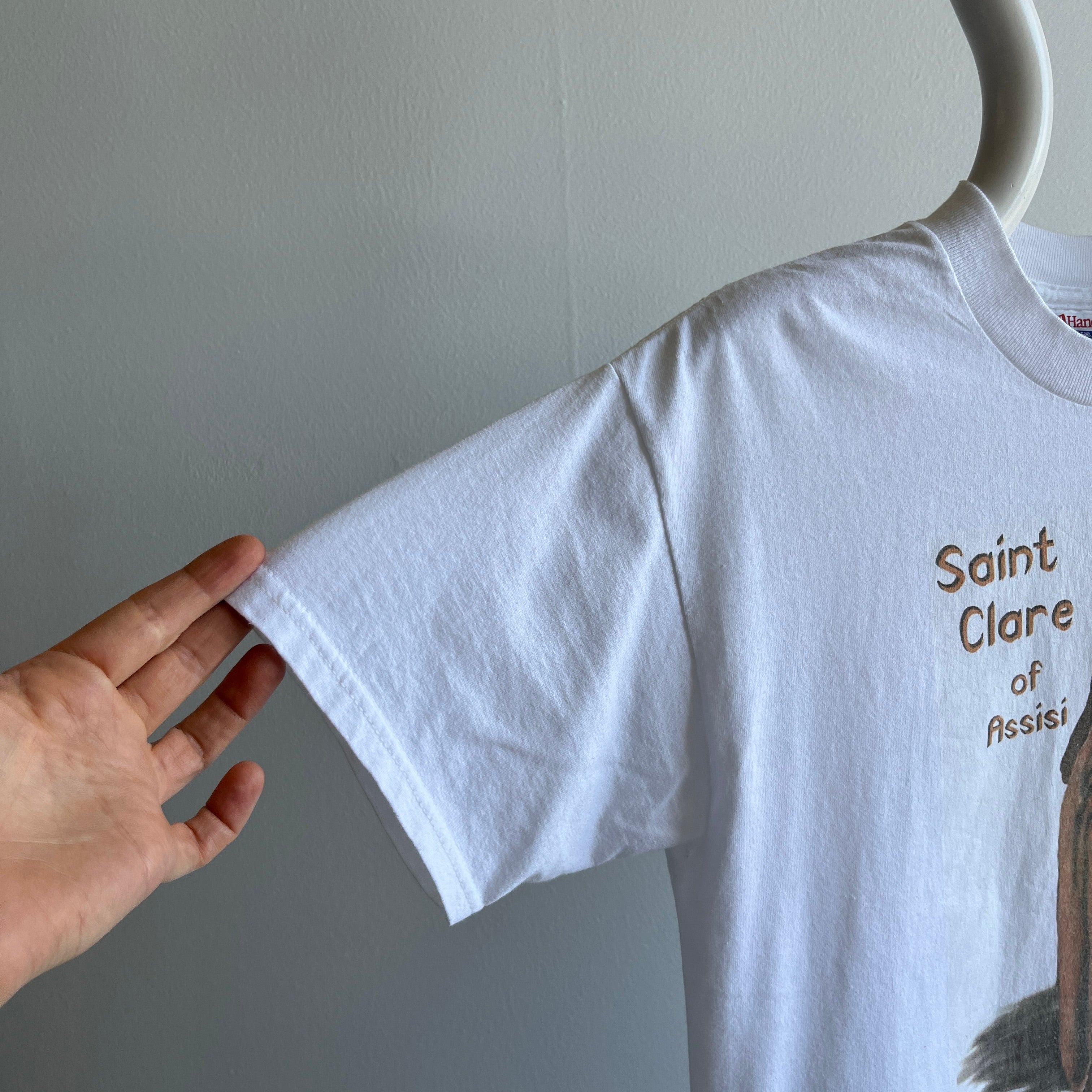 1998 Saint Clare of Assisi Pray For Us T-Shirt