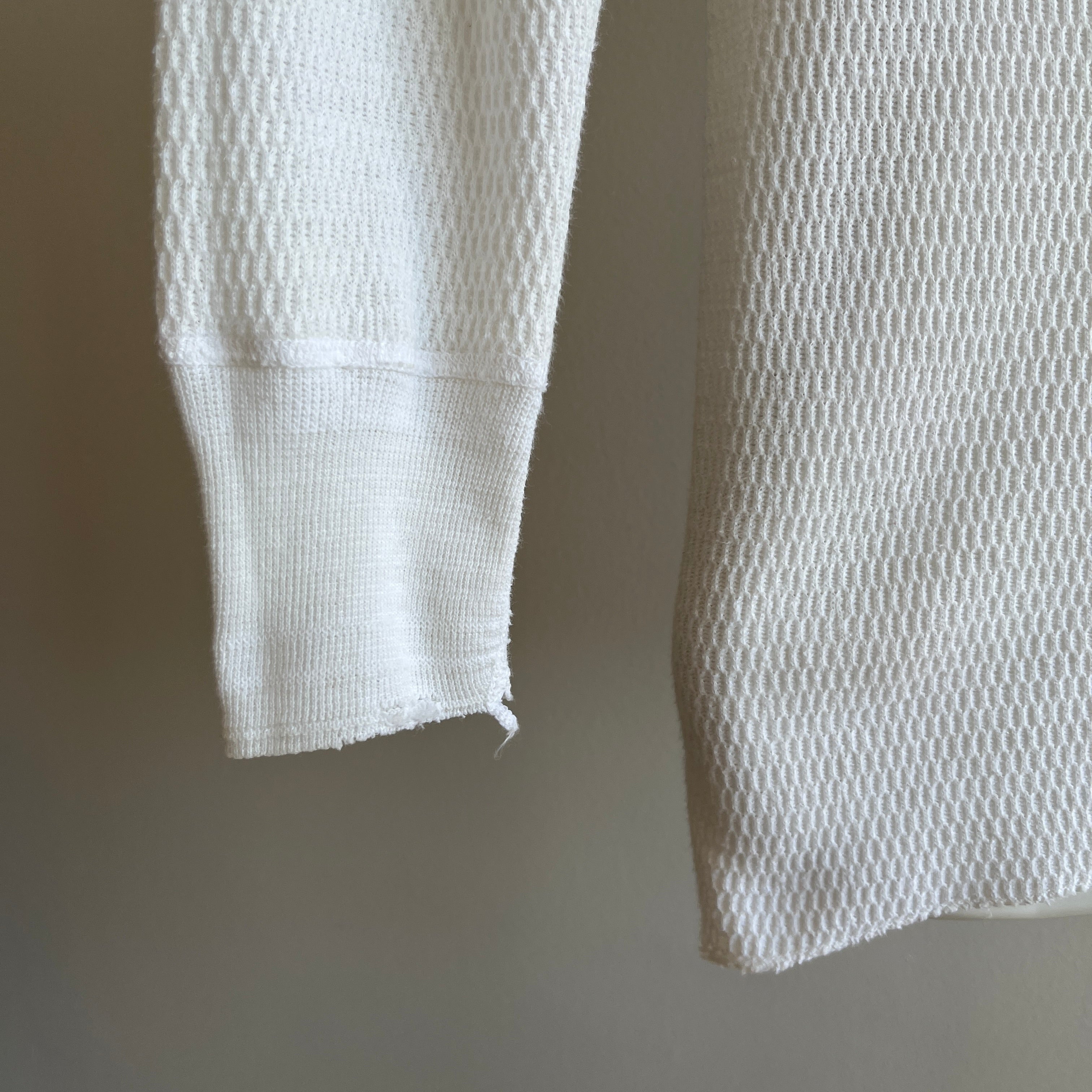 1970/80s Blank White Thermal - Smaller Size