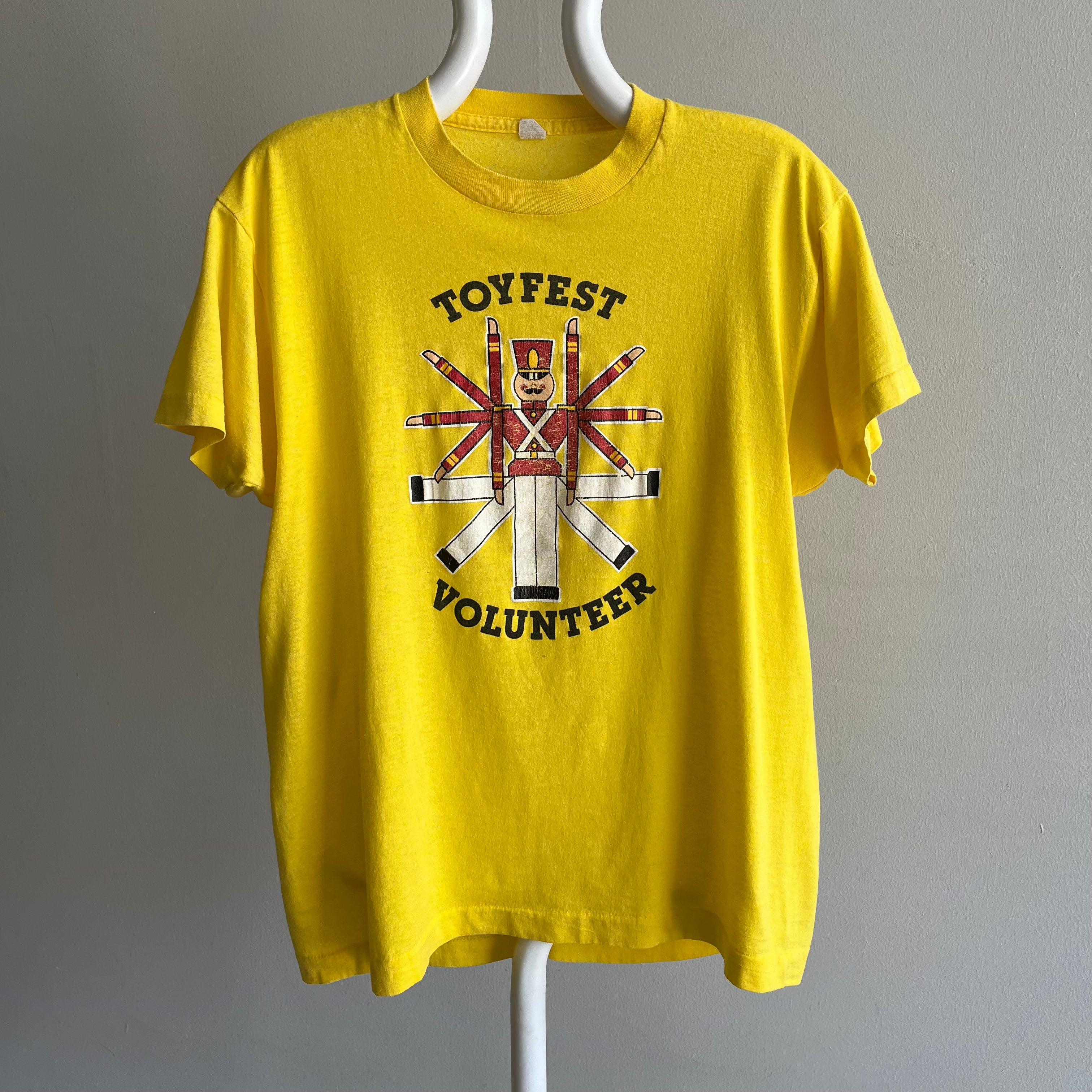 1980s Toyfest Volunteer T-Shirt by Screen Stars - !!!