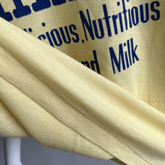 1980s Instant Milkland Powdered Milk SALES Thin Polo Shirt