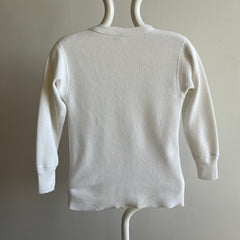 1970/80s Blank White Thermal - Smaller Size