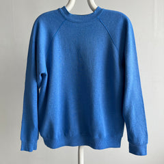 1980s Blank Lighter Blue Raglan by Sweats Appeal