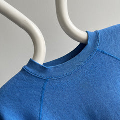 1980s Blank Lighter Blue Raglan by Sweats Appeal