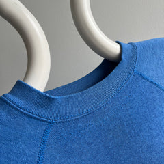 1980s Blank Lighter Blue Raglan by Sweats Appeal