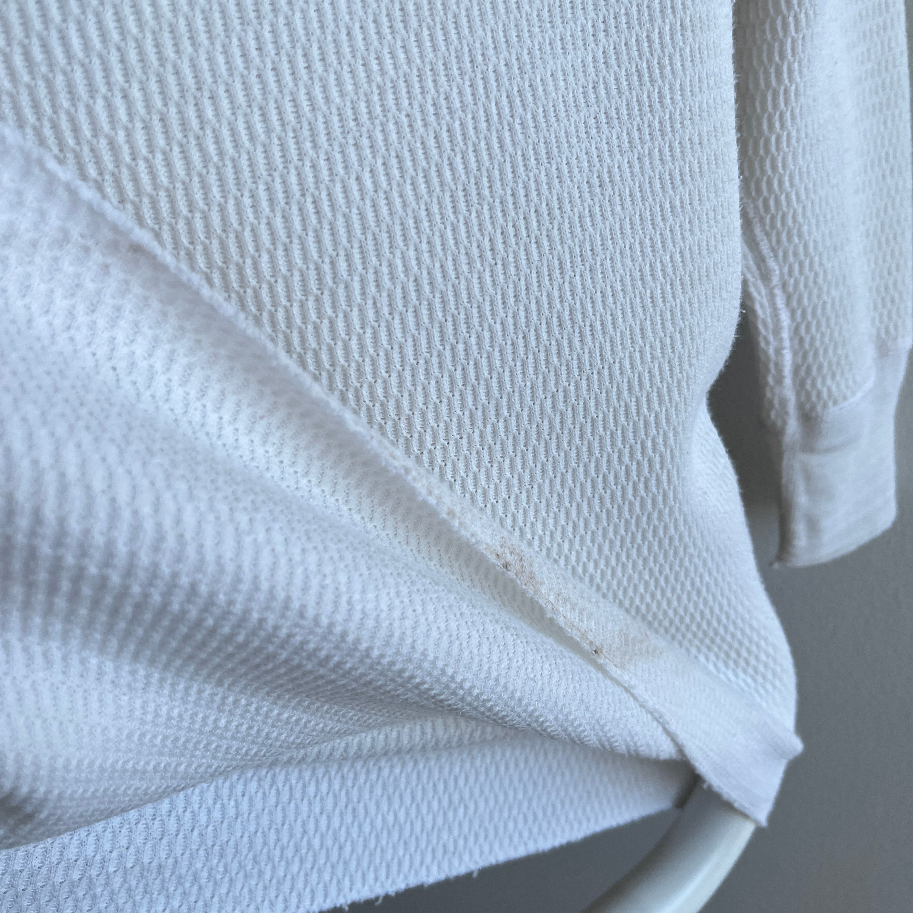 1970/80s Blank White Thermal - Smaller Size