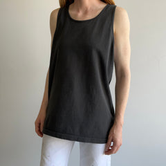 1890s Blank Faded Black Tank Top