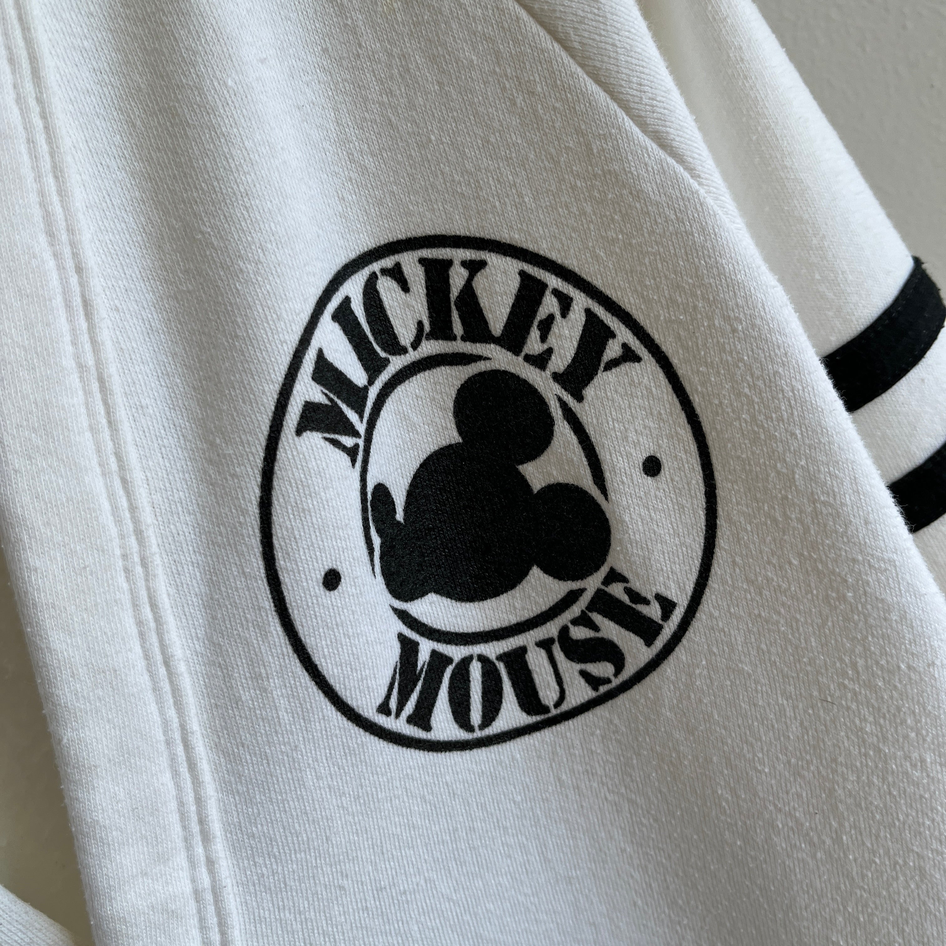 1980/90s Mickey Sweatshirt Cardigan