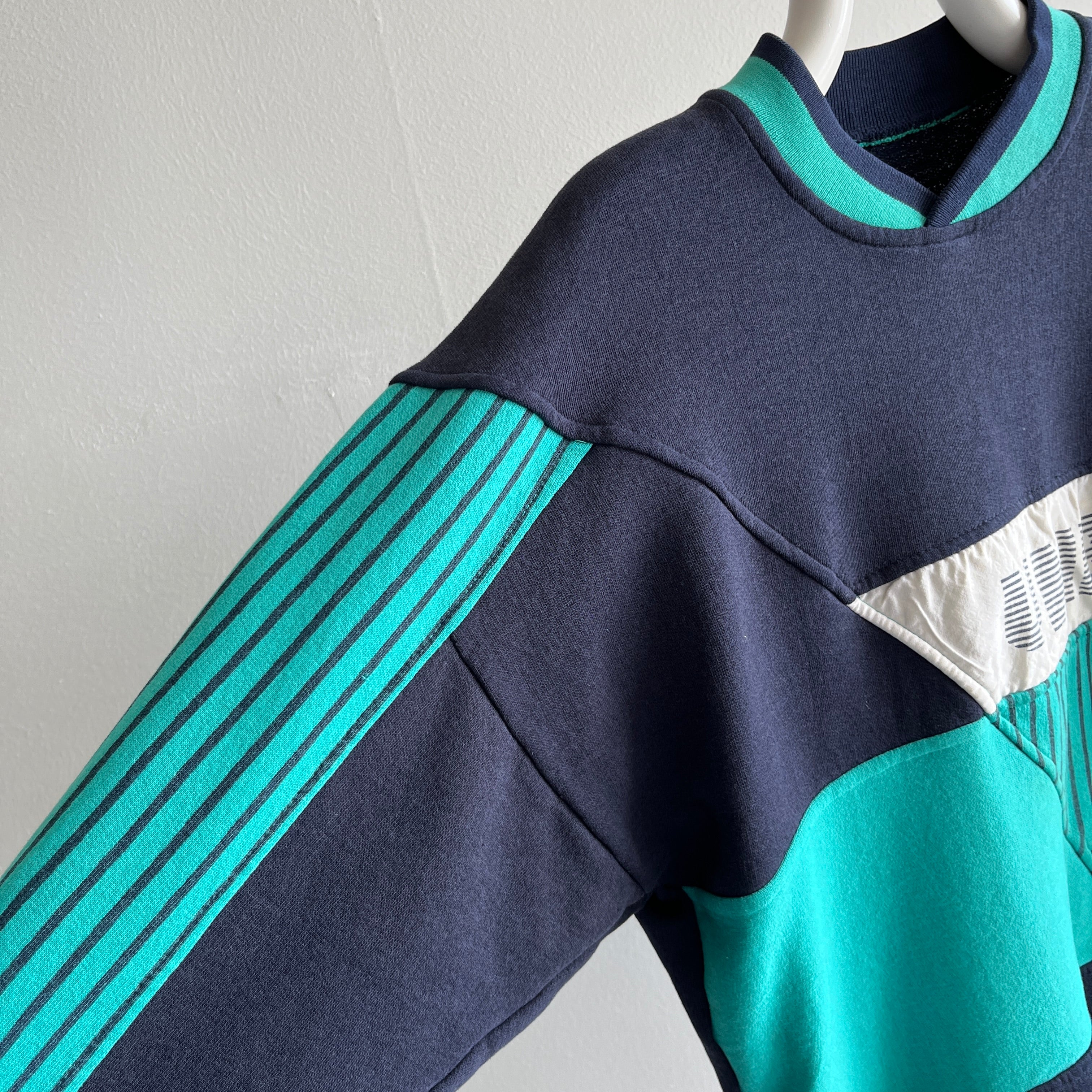 1980s Umbro Sports Color Block Sweatshirt