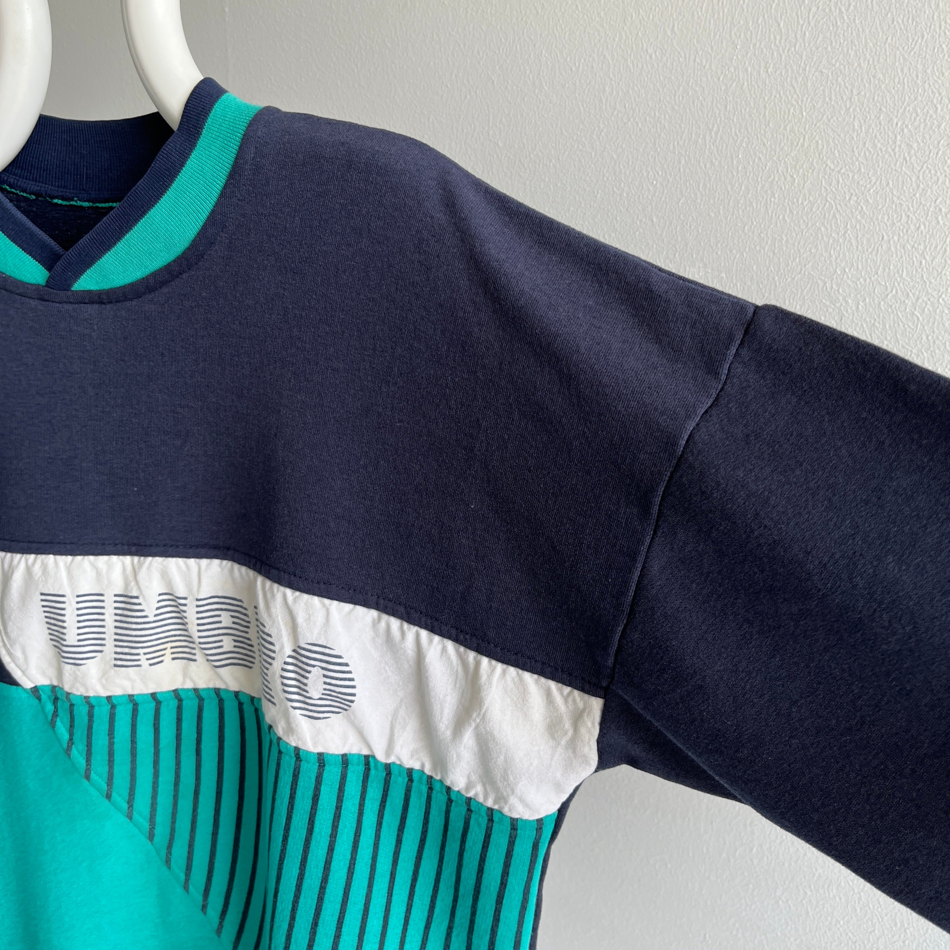 1980s Umbro Sports Color Block Sweatshirt