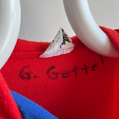 1970/80s Lightweight Henley Hoodie with Sharpie Name on Interior