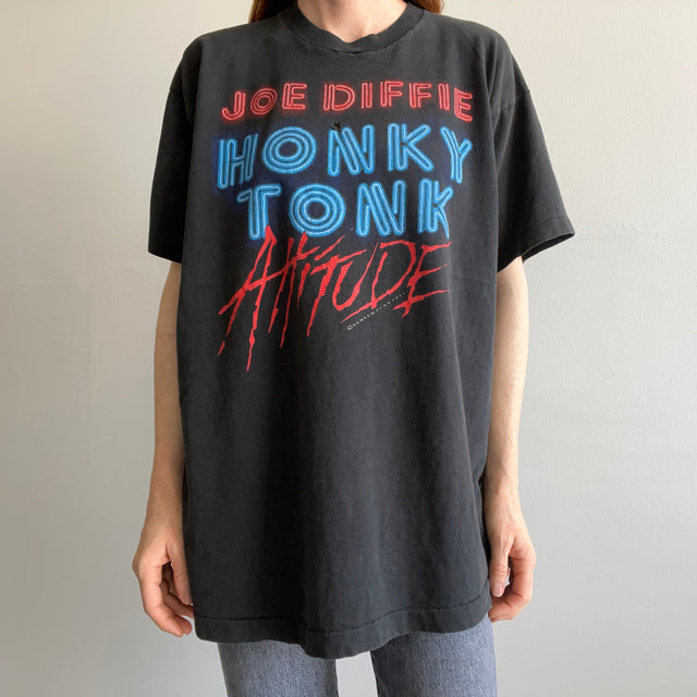 1991 Joe DIffie Honky Tonk Attitude Country Music T-Shirt