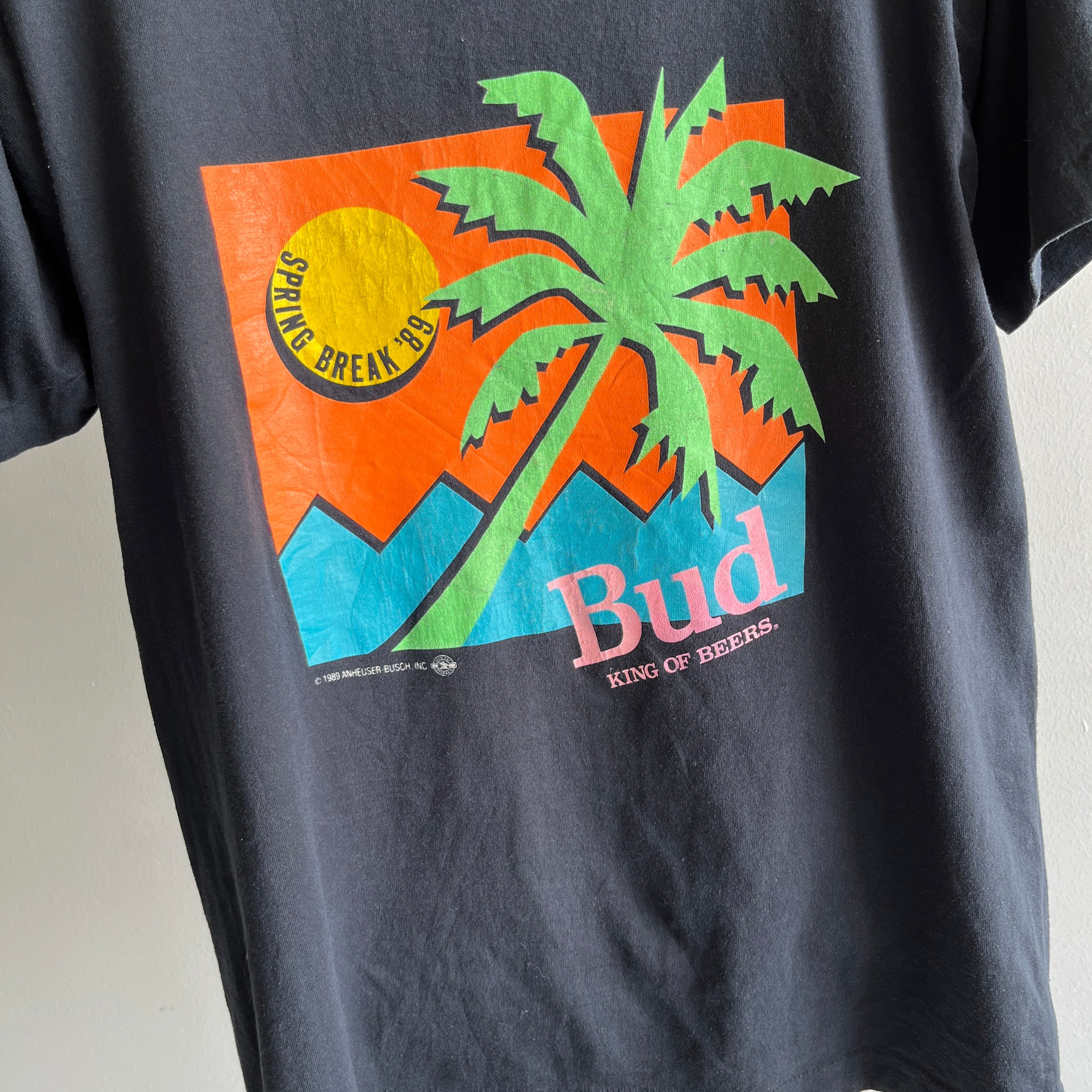 1989 Spring Break to be Exact - Budweiser, King of Beers - T-Shirt