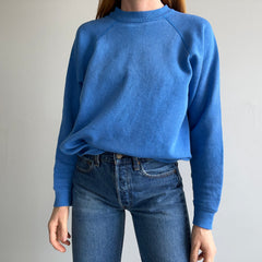 1980s Blank Lighter Blue Raglan by Sweats Appeal