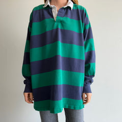 1990/2000s Soft Striped Rugby Shirt