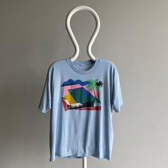 1980s Pool Scape Graphic T-Shirt - Very Cool