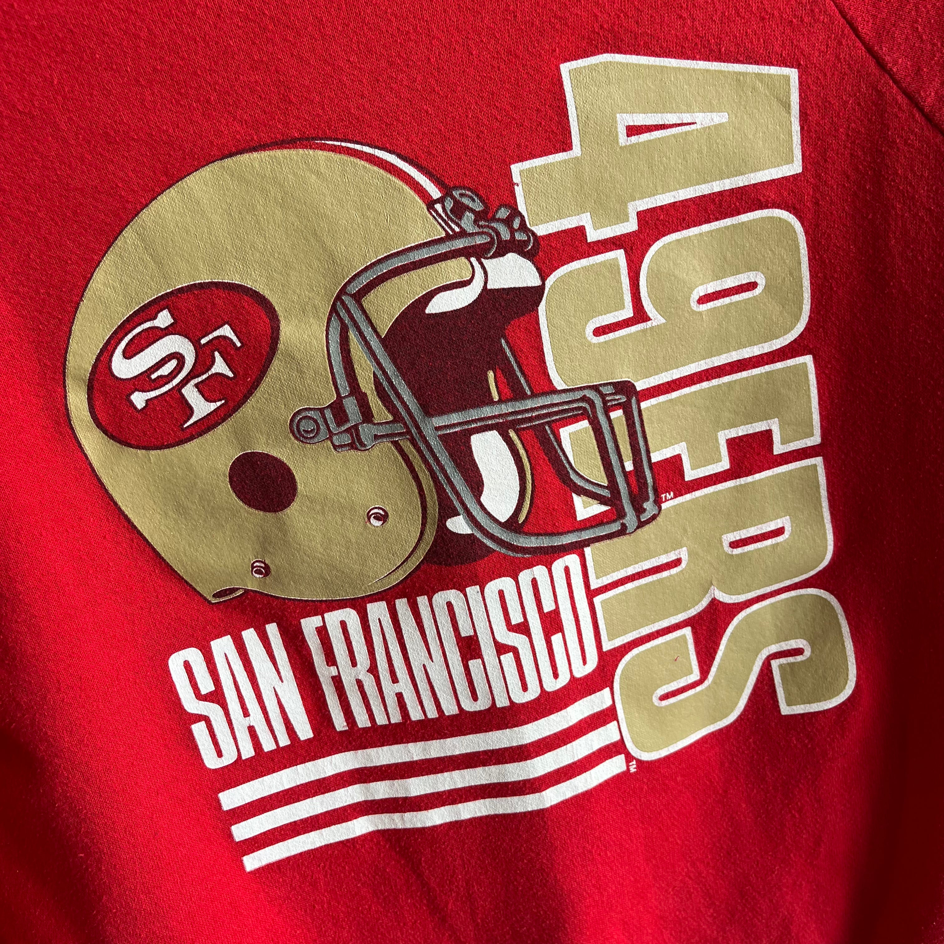 80's San Francisco 49ers Garan NFL Jersey T Shirt Size Medium