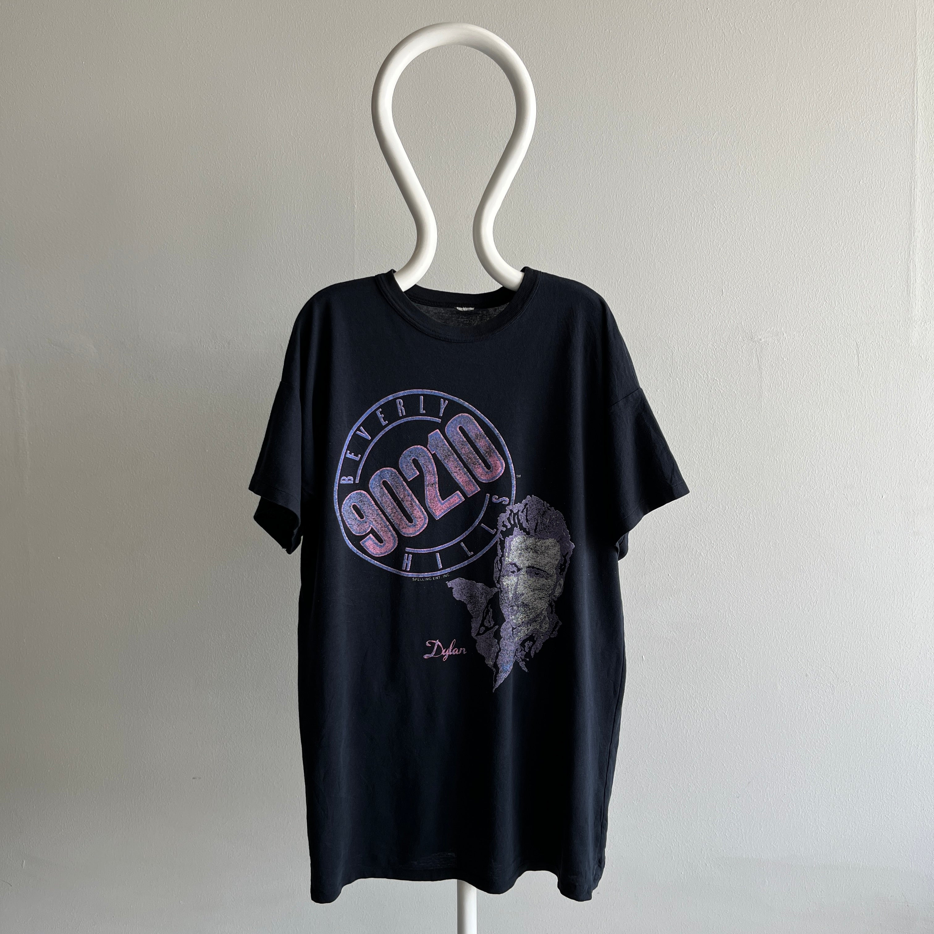 1990s Beverly Hills 90210 Dylan XL T-Shirt/Mini Dress - WOW