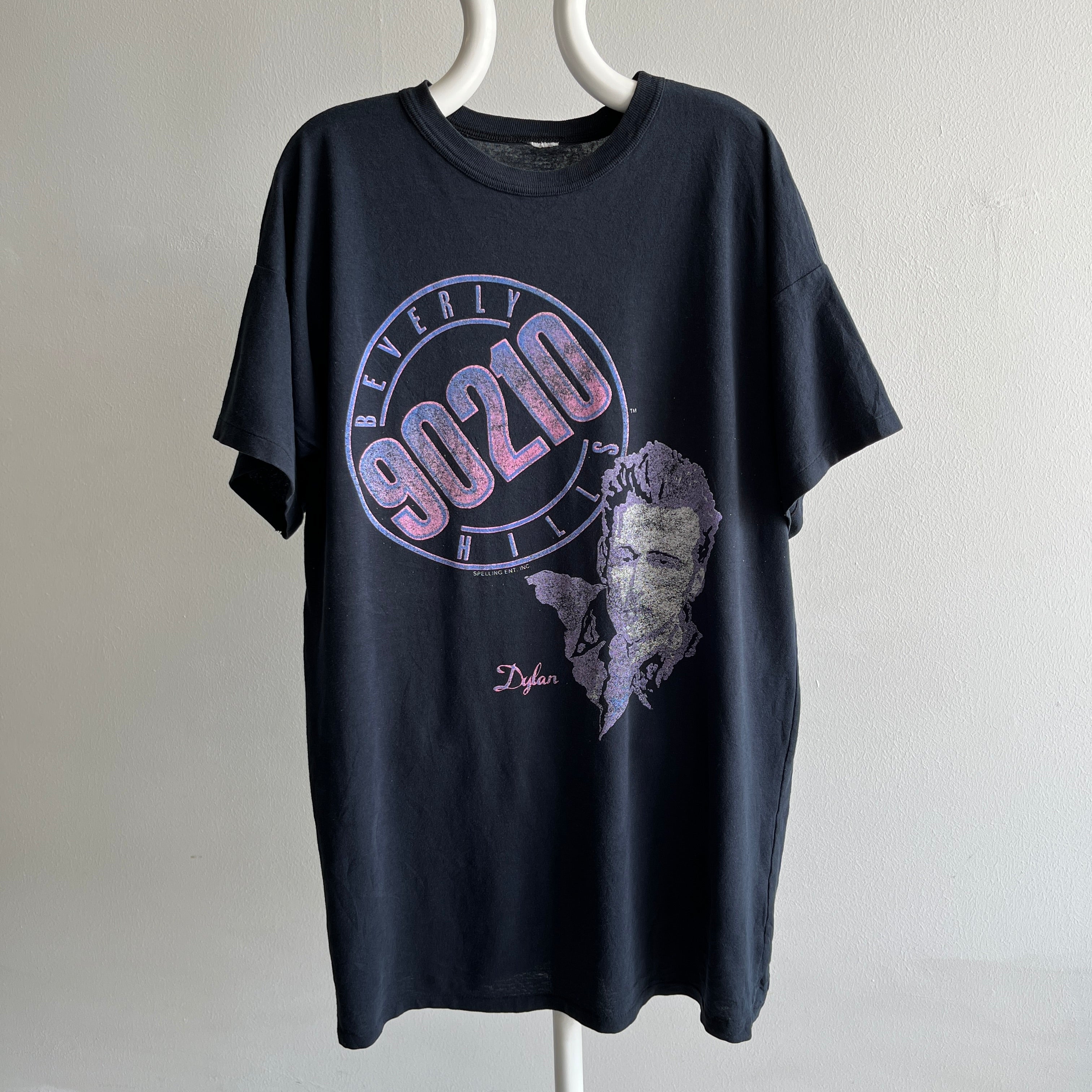 1990s Beverly Hills 90210 Dylan XL T-Shirt/Mini Dress - WOW