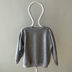 1990s Blank Gray HHW Raglan Sweatshirt