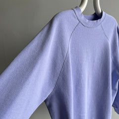 1980s Faded Lavender Relaxed Fit Sweatshirt - Swoon
