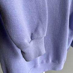 1980s Faded Lavender Relaxed Fit Sweatshirt - Swoon