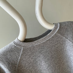 1990s Blank Gray HHW Raglan Sweatshirt