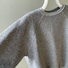 1990s Blank Gray HHW Raglan Sweatshirt