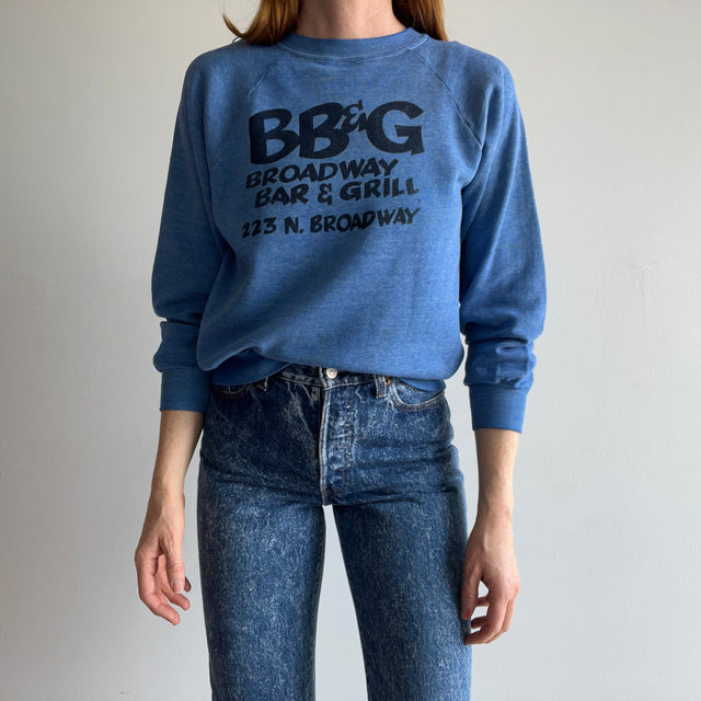 1970s !!! FOTL !!! BB&G Broadway Bar and Grill, NY Sweatshirt