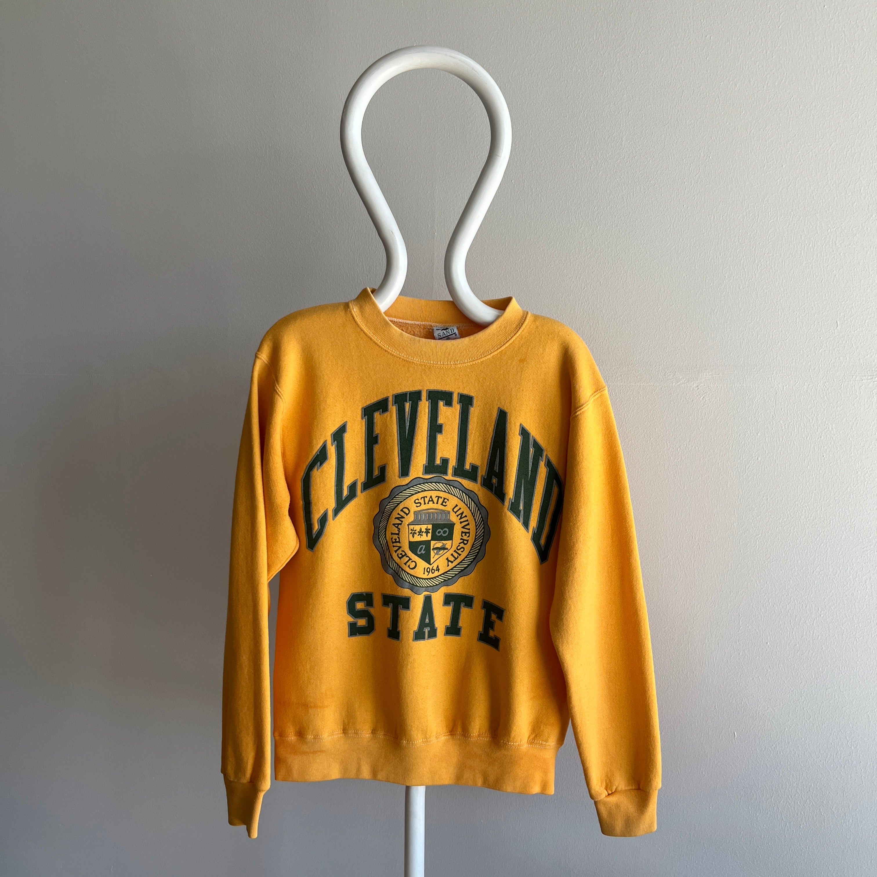 1990s Re-Dyed Cleveland State Sweatshirt