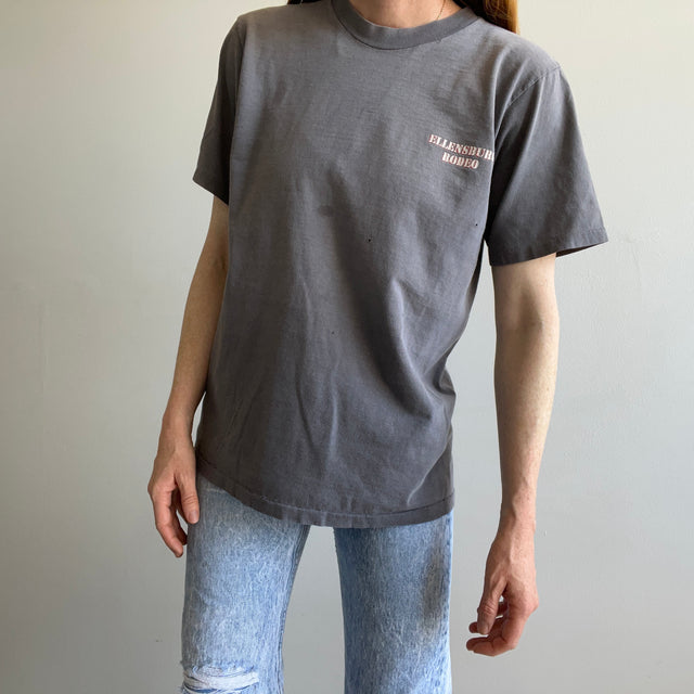 1980/90s Epic Ellendburg Rodeo Sun Faded and Worn Cotton T-Shirt