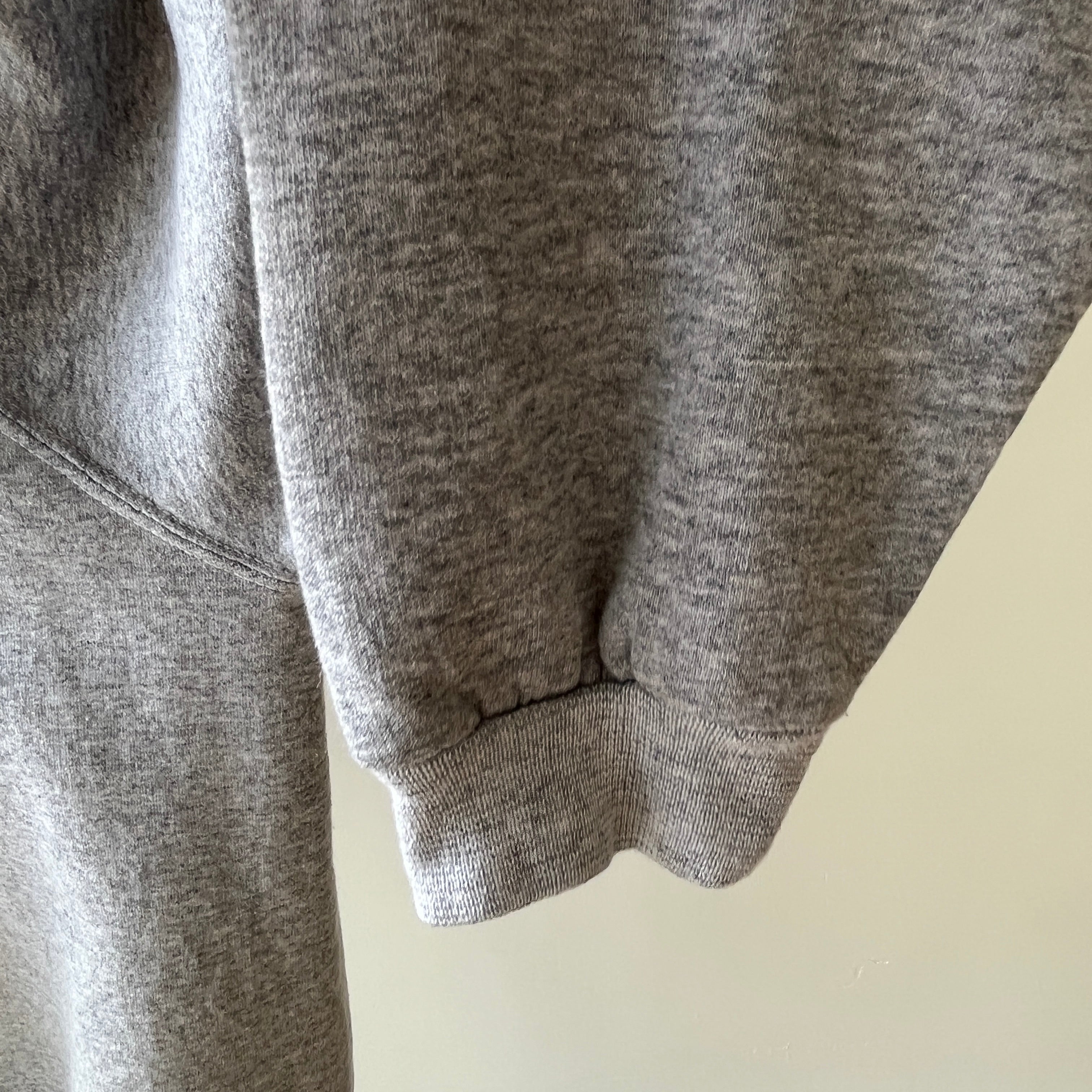 1990s Blank Gray HHW Raglan Sweatshirt