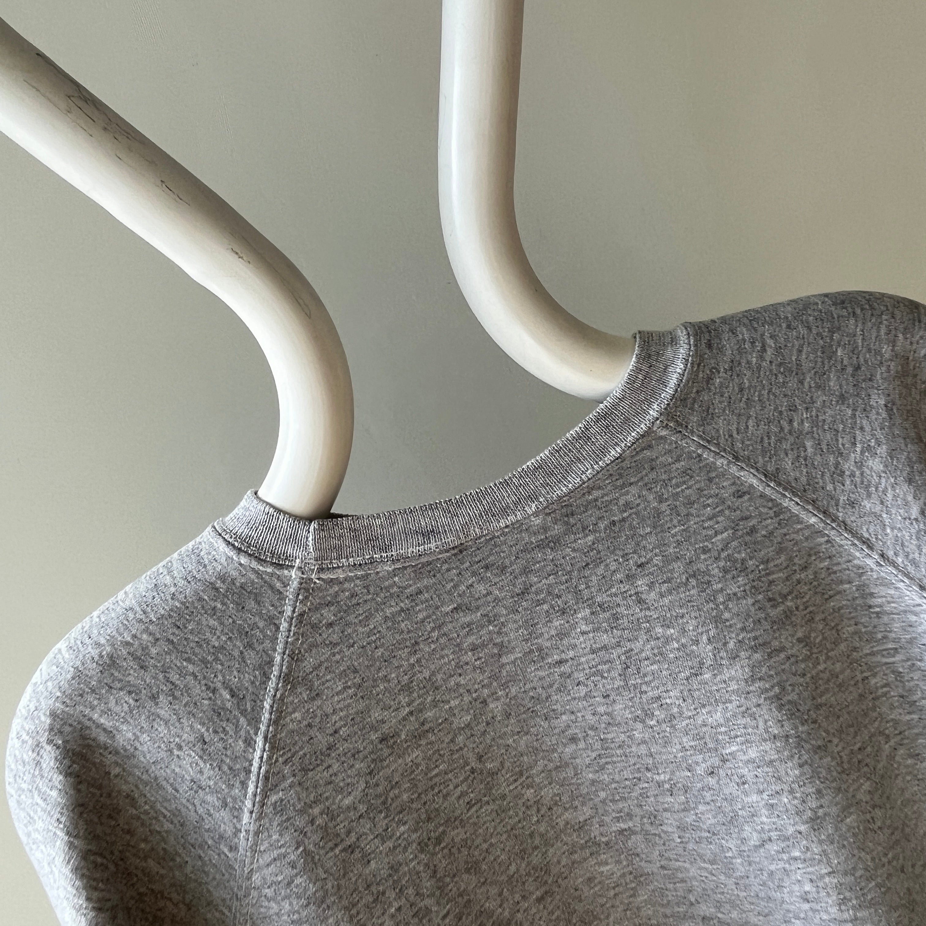 1990s Blank Gray HHW Raglan Sweatshirt