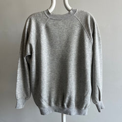 1980/90s Blank Gray Stained Sweatshirt