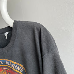 1988 US Marines Super Slouchy Rolled Neck T-Shirt