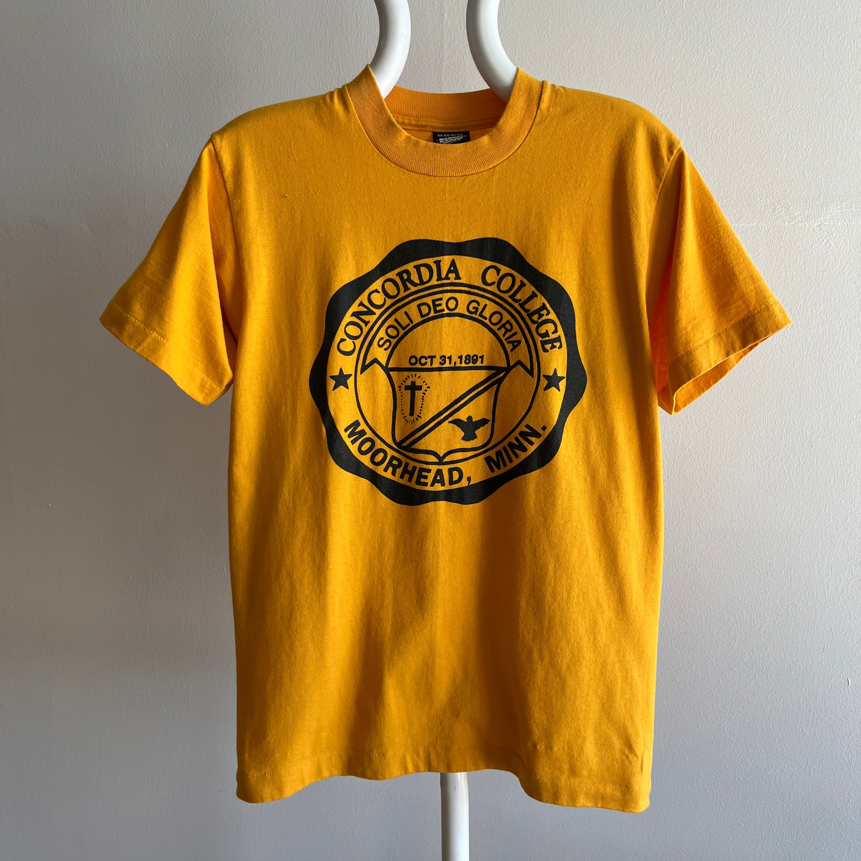 1980s Concordia College, Moorhead Minnesota T-Shirt