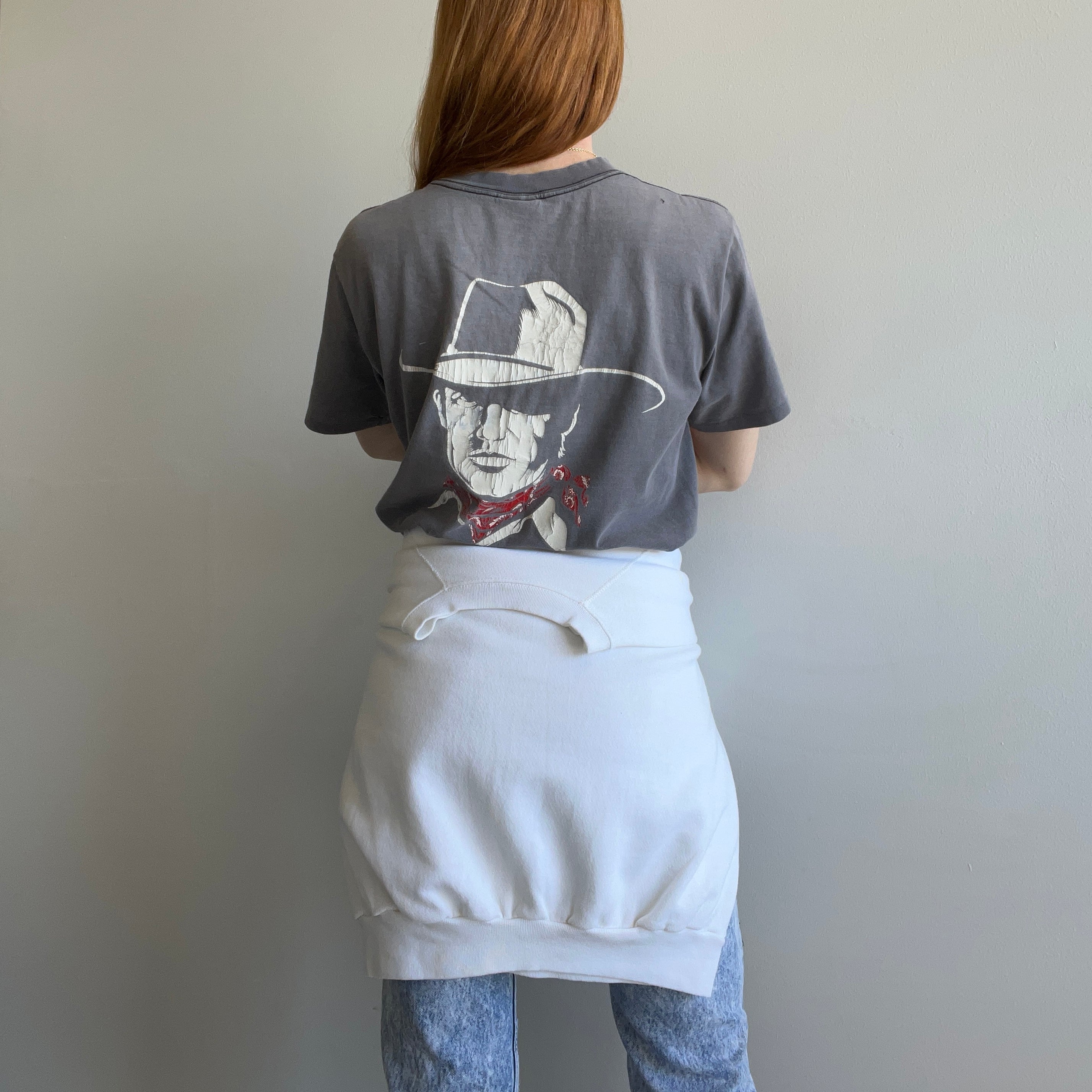 1980/90s Epic Ellendburg Rodeo Sun Faded and Worn Cotton T-Shirt