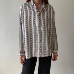 1970s Pajama Shirt - Soft and Easy Breezy