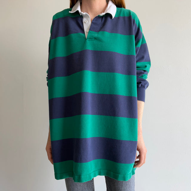 1990/2000s Soft Striped Rugby Shirt