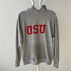 1970/80s OSU Ohio State University Thinned Out, Tattered And Worn Pullover Hoodie