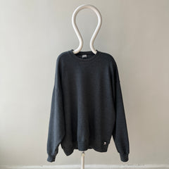 1990s Deep Gray Larger Single V Sweatshirt by Russell