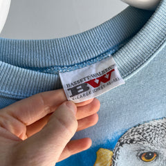 1980s Thinned Out Owl Sweatshirt by Bassett Walker