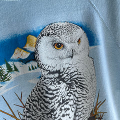 1980s Thinned Out Owl Sweatshirt by Bassett Walker